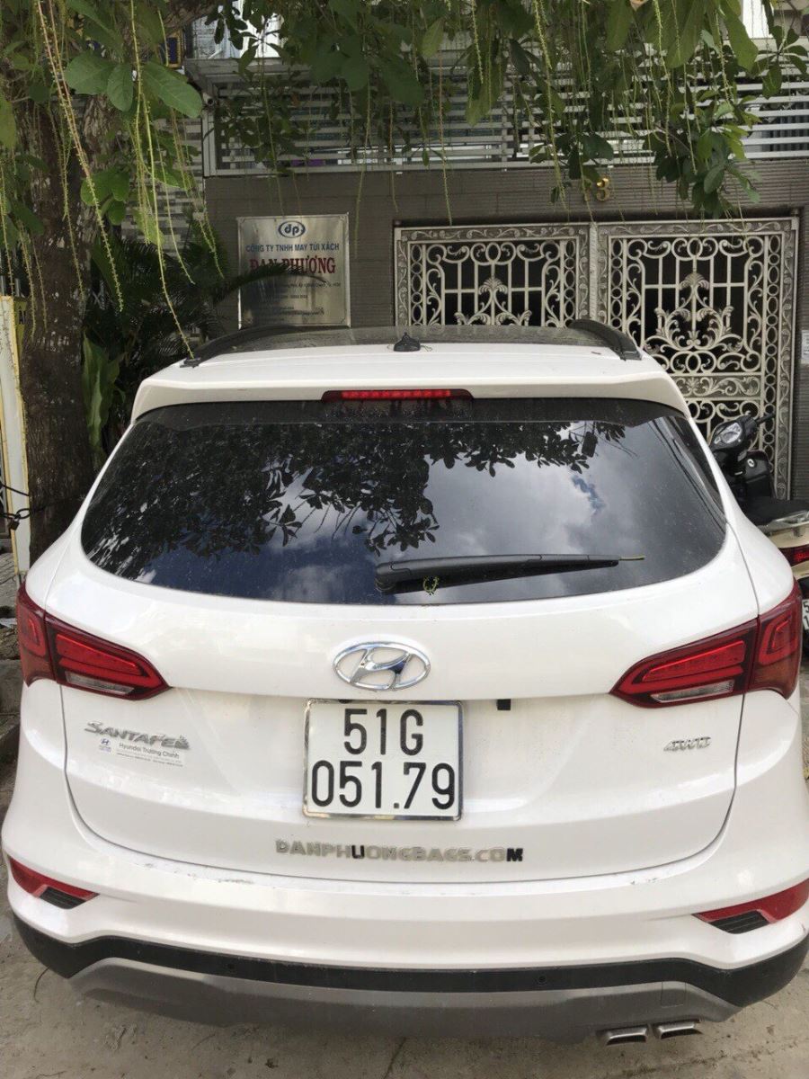Santafe full xăng 2017 đã qua sử dụng
