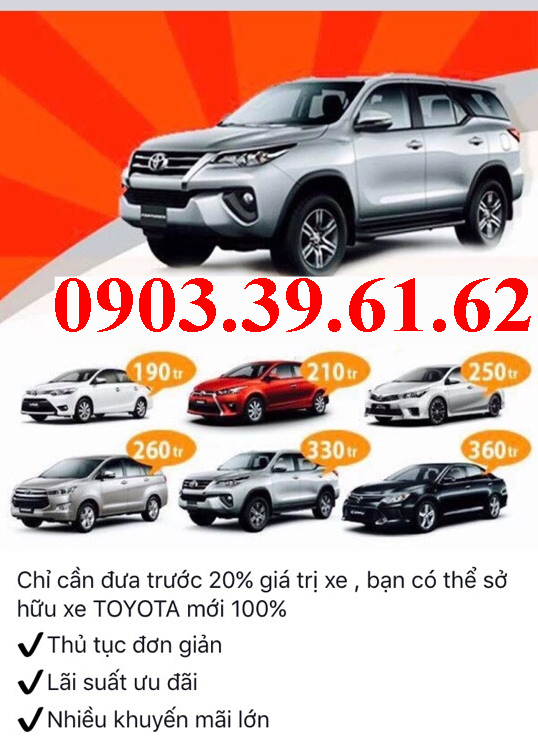 Mua xe Toyota trả góp như thế nào ?